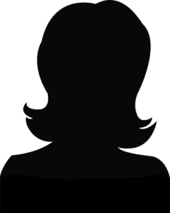 Mystery Woman Black Silhouette.